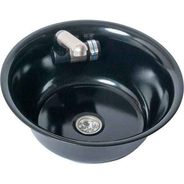 Lavello In Acciaio Inox Lavello Da Campeggio Integrato + Scarico 28 Cm T4 T5 T6 Vito-image