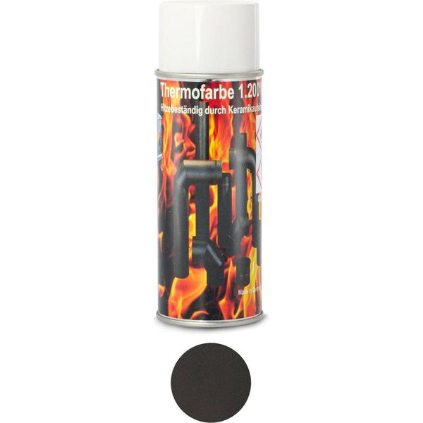 Vernice Per Stufe 1200 °C Vernice Speciale Per Stufe Camino Termo Vernice Termo Vernice Ghisa Grigio Spray-image