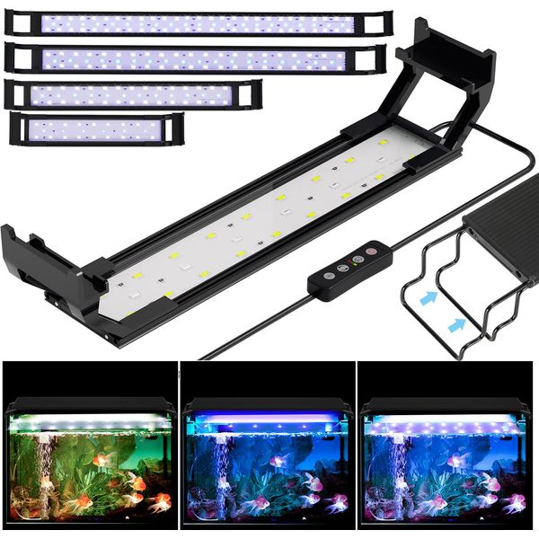 Bettizia 75-90Cm Led Acquario Luce Lampada Pesci D'acqua Dolce Spettro Completo-image
