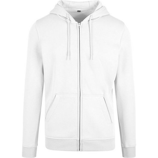 Build Your Brand Giacca Con Cappuccio Pesante Da Uomo RW5680 (M) (Bianco)-image