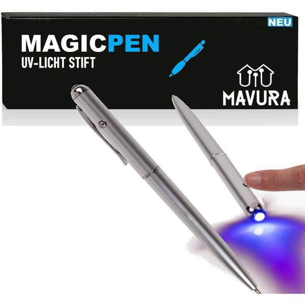 Magicpen Biros Penna Segreta Inchiostro Invisibile E Luce Uv Scrittura Segreta-image