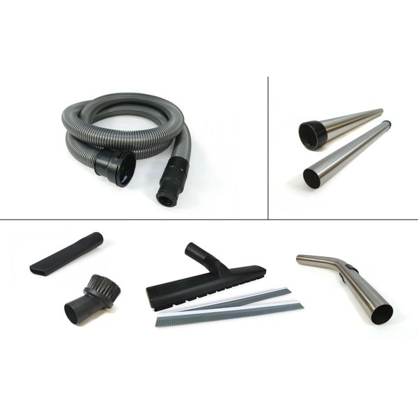 Set Tubo Flessibile Con Manicotto + Impugnatura + Tubo + Ugello Kallefornia K657E-Kit Adatto Per Metabo Asr 35 L Acp-image