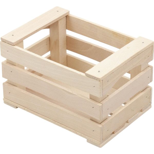 Cassetta Di Legno Per Erbe Aromatiche Fioriera Cassetta Di Legno 17X12 Cm-image
