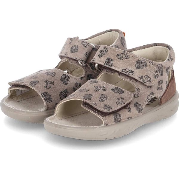 Mini Sandali Pepino Per Bambini In Pelle Scamosciata Marrone Misura: 23-image