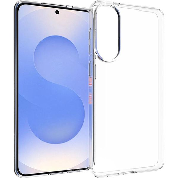 Samsung Galaxy S25 Edge Sleeve - Silicone - Custodia Morbida Accezz/Copertura Posteriore - Trasparente-image