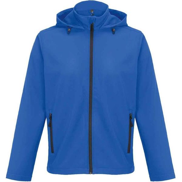 Sols - Giacca Softshell "Race"" Con Cappuccio Da Uomo PC7771 (L) (Blu Royal)"-image