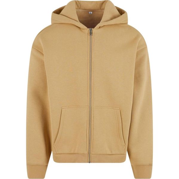 Build Your Brand - Felpa Con Cappuccio A Zip Intera Per Uomo/Donna Unisex RW10625 (Xs) (Union Beige)-image