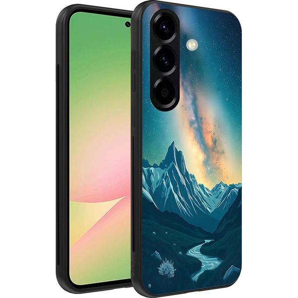 Smartphonica Custodia Per Telefono Adatta A Samsung Galaxy A56 Con Impronta Di Cielo Stellato - Custodia Backcover In Tpu Con Design Spaziale E A Forma Di Via Lattea-image