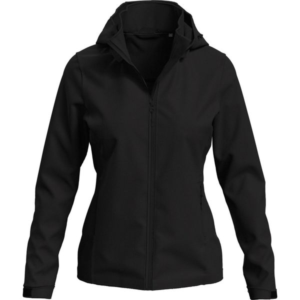 Stedman - Giacca Softshell "Lux"" Con Cappuccio Da Donna AB663 (S) (Black Opal)"-image