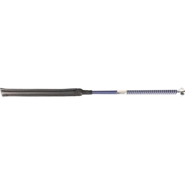 Hy - Frusta Da Salto "Legal"", Intrecciata BZ5916 (Taglia Unica) (Blu Navy/Grigio)"-image