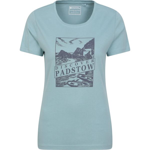 Mountain Warehouse - Maglietta "Discover Padstow"" Per Donna MW4026 (36 De) (Blau)"-image