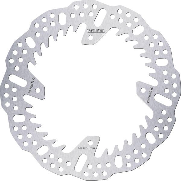 Disco Freno Galfer DF069HW4 Shark® Rigido Posteriore 240X4Mm Per Honda Cr R Crf X Rx, Hm Cre F L Rally 125 - 500 Ccm Anno 2002 - 2024-image