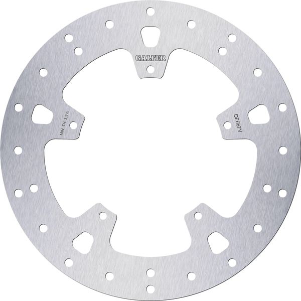 Disco Freno Galfer DF667V Round Rigido Posteriore 260X4Mm Per Piaggio Beverly Carnaby, Derbi GP1 Rst 4V 125 - 300 Ccm-image