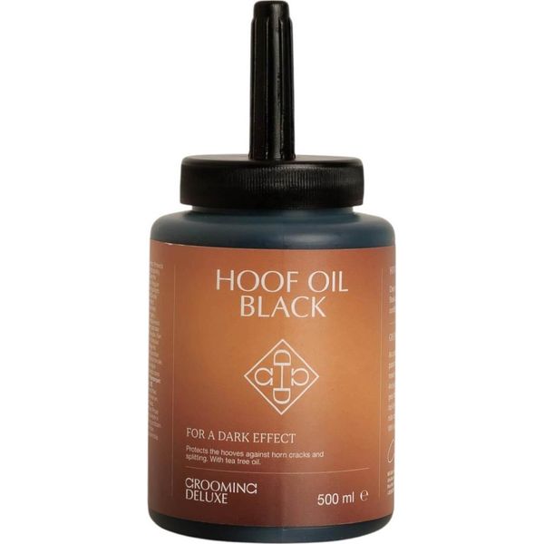 Grooming Deluxe Olio Per Zoccoli Shine Cura Dello Zoccolo Nero-image