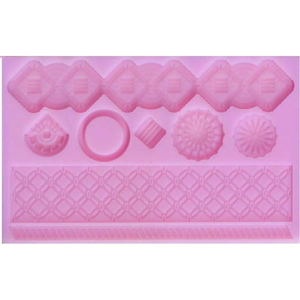 Pentart Silicone Mould Stampo Per Colata, Motivi Gotici-image