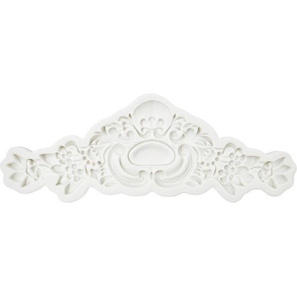 Pentart Stampo In Silicone Stampo Per Colata, Ornamento Barocco Grande-image