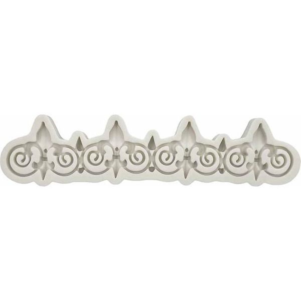 Pentart Forma Di Silicone Stampo Per Colata, Ornamento Barocco Con Foglie Di Ninfea-image