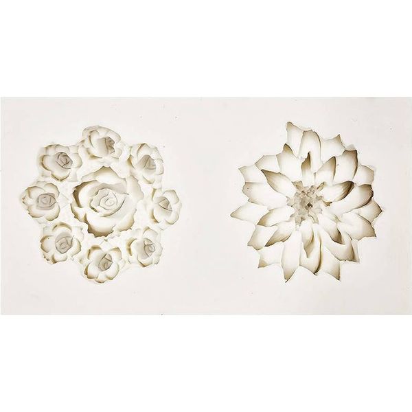 Pentart Silicone Stampo Per Colata, Fiori-image