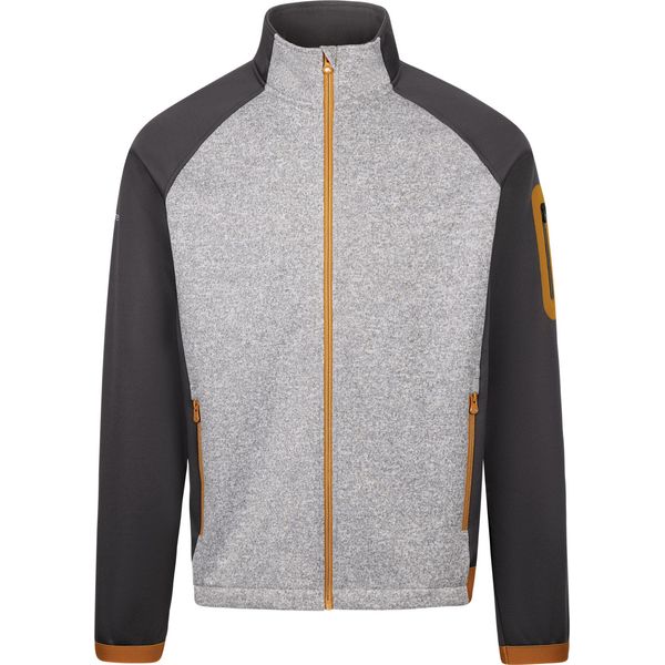 Trespass - Giacca In Pile Full Zip "AT300 Foxearth"" Da Uomo TP6858 (L) (Grigio Screziato)"-image