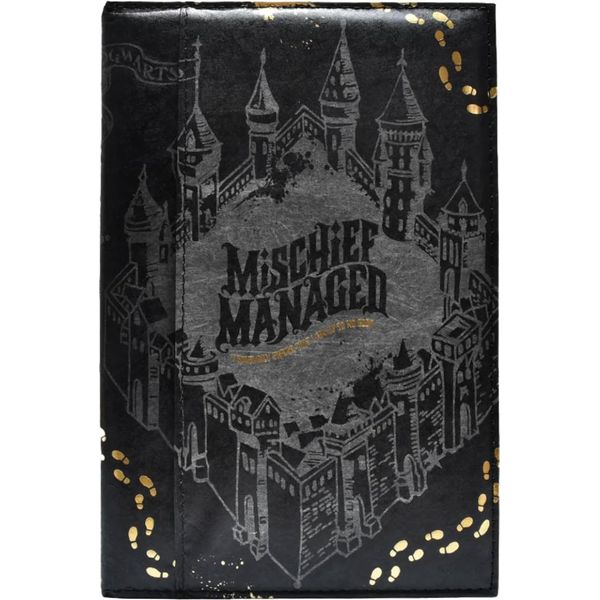 Harry Potter - Taccuino Tascabile, "Mappa Dei Marauders"" TA13417 (21 Cm X 14,5 Cm) (Nero/Grigio/Oro)"-image