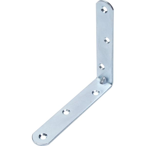 Alberts 837839 Angolo Di Sedia, Con Estremità Arrotondate, Blu Galvanizzato, 100 X 100 X 19 Mm, Set Da 50-image
