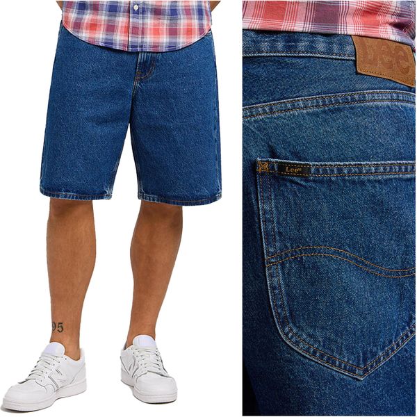 Lee Uomo, Pantaloncini Asher Short, Vestibilità Dritta, W33, Blu, Pantaloncini, Pantaloni,-image
