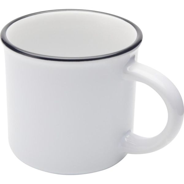 Tazza Da Caffè "Bari"", Ceramica, 240Ml PF4615 (Taglia Unica) (Bianco)"-image