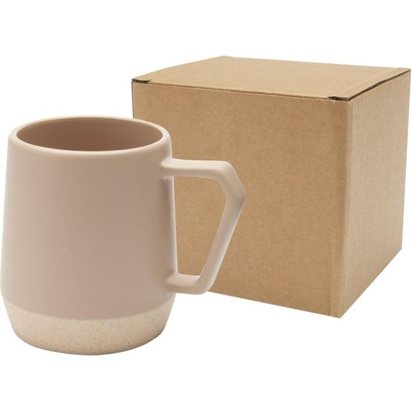 Tazza Da Caffè "Dolce"", Opaca, Ceramica, 300Ml PF4616 (Taglia Unica) (Farina D'avena)"-image