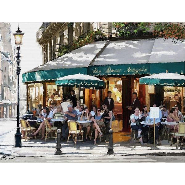 Richard Macneil - Leinwanddruck "Corner Cafe"" PM11806 (40 Cm X 30 Cm) (Bunt)"-image