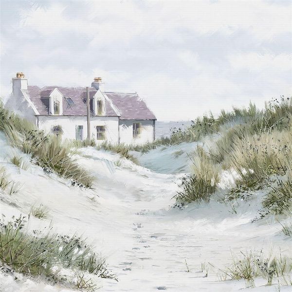 Richard Macneil - Stampa Su Tela "White Sands I"" PM11833 (60 Cm X 60 Cm) (Bianco/Verde)"-image