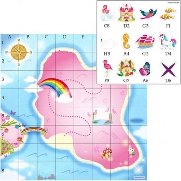 Mappa Del Tesoro - Gioco Per Feste "Il Paese Delle Fiabe"" - Cartone SG38047 (Taglia Unica) (Colorato)"-image