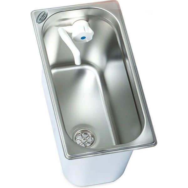Lavello In Acciaio Inox Lavello Da Campeggio Lavello Integrato + Scarico 325X176X200-image