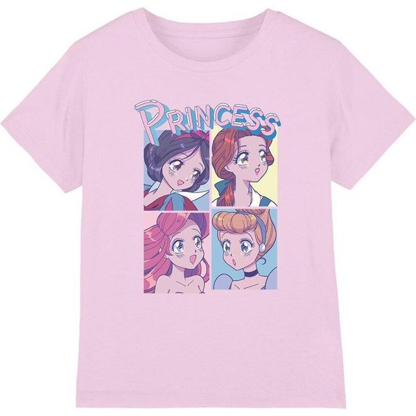 Disney Princess - Maglietta Per Bambini TV15082 (152-158) (Rosa Chiaro)-image