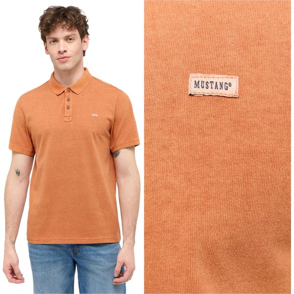 Mustang Herren, Poloshirt Palco, M, Arancione, Poloshirt, Herren,-image