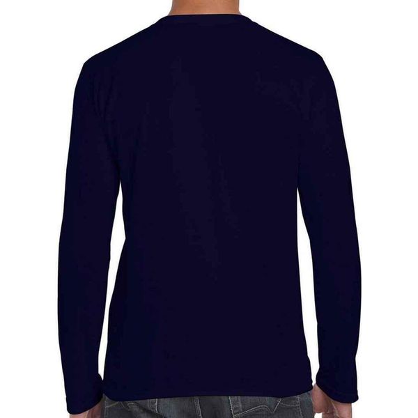 Gildan - Uomo/Donna - Maglietta Unisex A Maniche Lunghe "Softstyle"" RW9472 (L) (Blu Navy)"-image