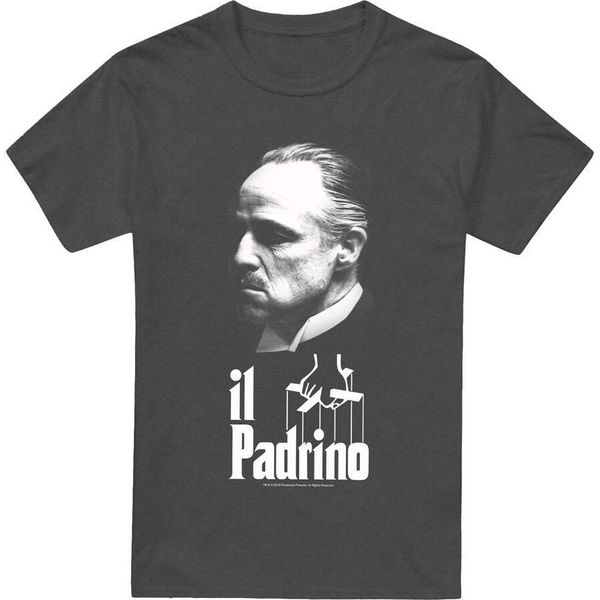 Il Padrino - Maglietta "Il Padrino"" Per Uomo/Donna Unisex TV15275 (L) (Antracite)"-image