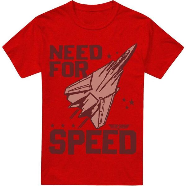 Top Gun - Maglietta "Maverick"" Per Uomo/Donna Unisex TV15298 (L) (Rosso)"-image