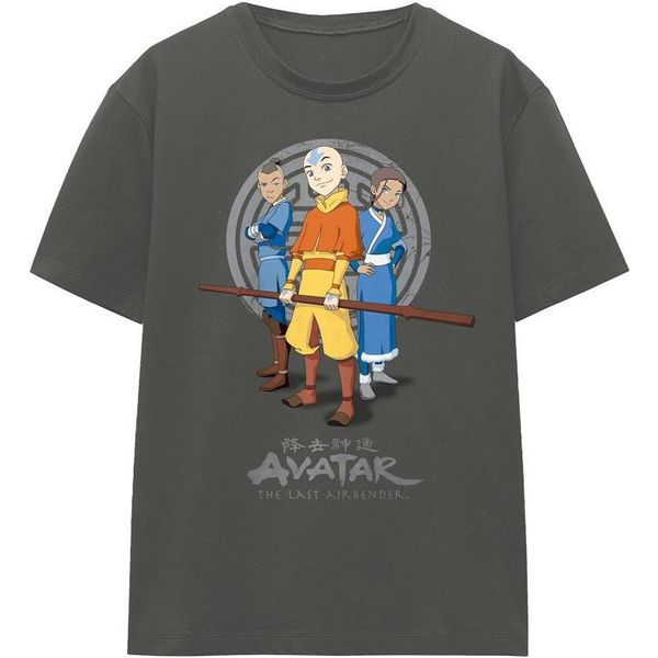 Avatar: L'ultimo Dominatore Dell'aria - Maglietta "Team Avatar"" Per Uomo/Donna Unisex TV15476 (S) (Charcoal)"-image