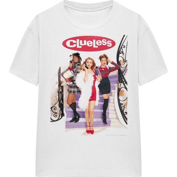 Clueless - Maglietta Da Uomo/Donna Unisex TV15550 (Xxl) (Bianco)-image