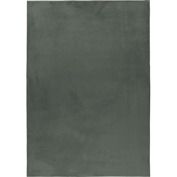 Tappeto A Pelo Alto Pouffy Verde 140 X 200 Cm-image