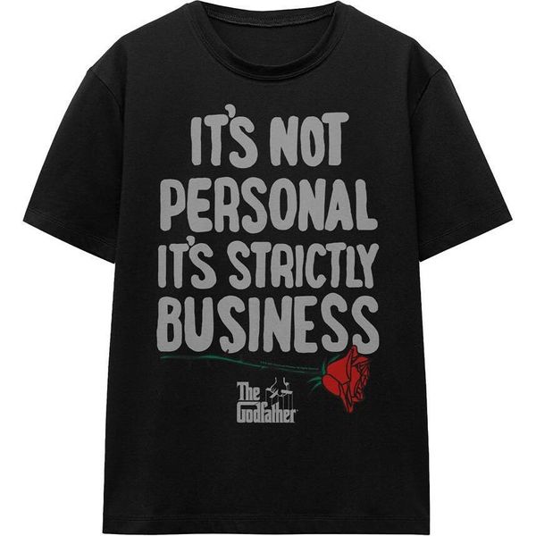 Il Padrino - Maglietta "Strictly Business"" Per Bambini/Donne Unisex TV15736 (M) (Schwarz)"-image