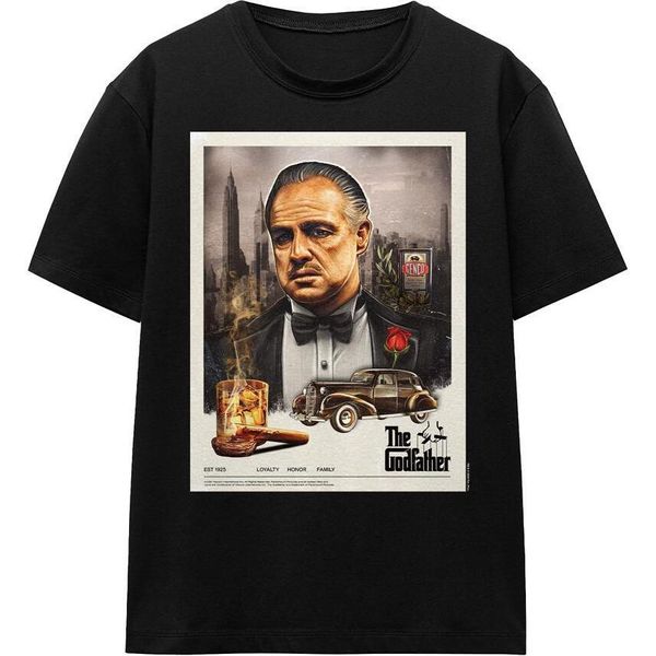 Il Padrino - Maglietta Da Uomo/Donna Unisex TV15737 (Xl) (Nero)-image