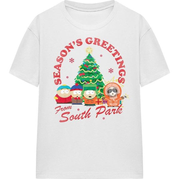 South Park - Maglietta Per Uomo/Donna Unisex - Design Natalizio TV15956 (M) (Bianco)-image