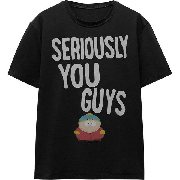 South Park - Maglietta "Sono Serio"" Per Bambini/Donne Unisex TV15976 (M) (Schwarz)"-image