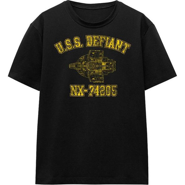 Star Trek - Maglietta "Defiant Athletic"" Per Uomo/Donna Unisex TV16108 (Xl) (Nero)"-image