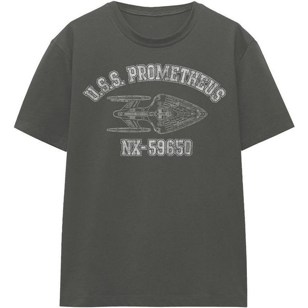 Star Trek - Maglietta "Prometheus Athletic"" Per Uomo/Donna Unisex TV16217 (S) (Charcoal)"-image