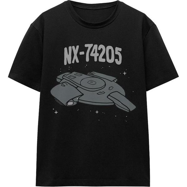 Star Trek - Maglietta "The Defiant"" Per Uomo/Donna Unisex TV16265 (L) (Nero)"-image