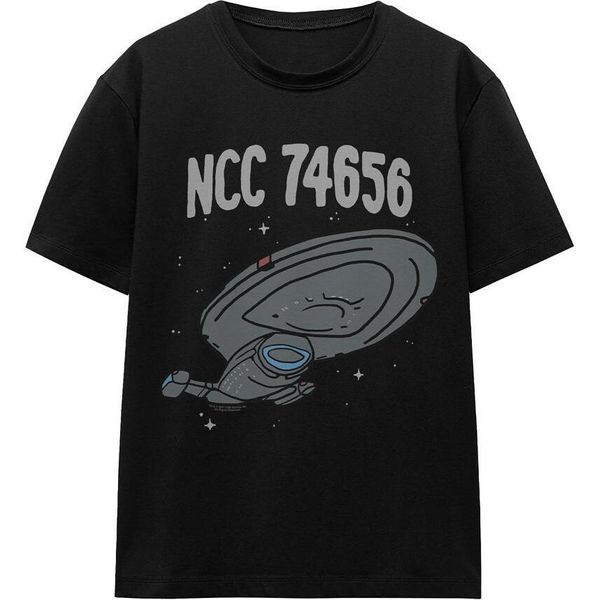 Star Trek - Maglietta "Classe Intrepida"" Per Uomo/Donna Unisex TV16270 (Xl) (Nero)"-image