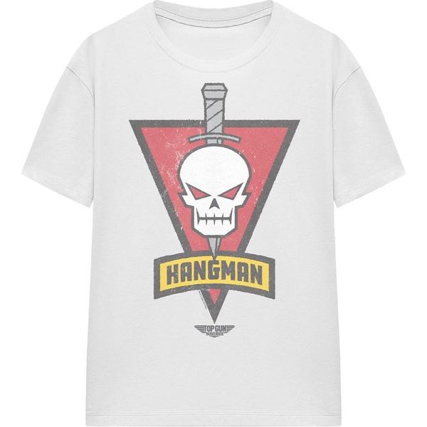 Top Gun: Maverick - Maglietta "Hangman Call Sign"" Per Uomo/Donna Unisex TV16934 (S) (Bianco)"-image