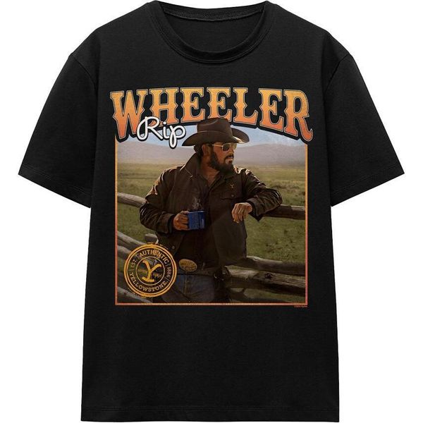 Yellowstone - Maglietta "Coffee With Rip Wheeler"" Per Bambini/Ragazzi Unisex TV16974 (S) (Schwarz)"-image